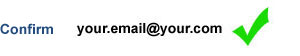 confirm e-mail address